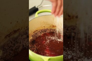 From Scratch Hot Dog Chili #shorts