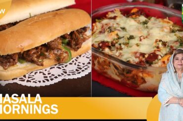 Baked Chicken Chili & Philly Steak Sandwiches | Masala Morning | Shireen Anwar | 31 July | MasalaTv