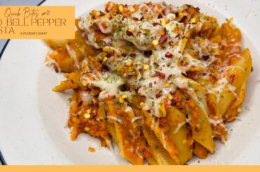 Roasted Bell Pepper Pasta Recipe | A Burst of Color and Flavor