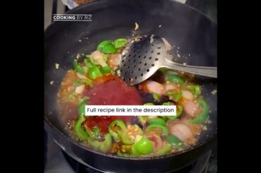 Tangy Chicken Chili | Chicken Chili kaise banaye | Cooking by Riz #shorts #youtubeshorts #ytshorts