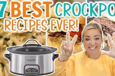 7 BEST EVER CROCKPOT RECIPES | EASY SLOW COOKER FALL RECIPES | MUST TRY EASY WEEKNIGHT DINNERS