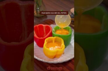 EASY & QUICK BELL PEPPER EGG RECIPE #recipe #cooking #chinesefood #bellpepper #eggrecipe #steamed