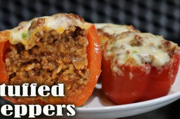 The Perfect Stuffed Bell Peppers| How To make stuffed bell peppers