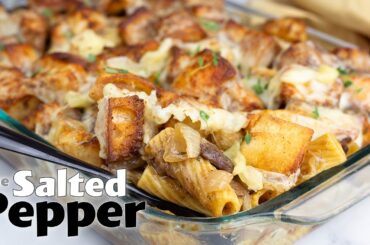 The BEST French Onion Pasta EVER!