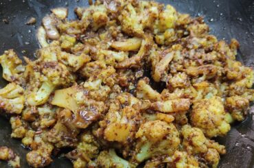 Cauliflower Pepper Fry Recipe | Pepper Gobi Recipe
