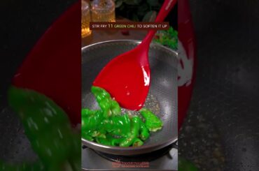 EASY STIR-FRIED EGGPLANT WITH CHILI & GROUD MEAT RECIPE #recipe #cooking #chinesefood #eggplant