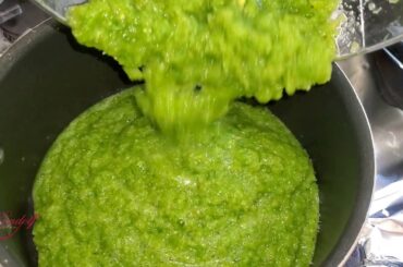 How to make AUTHENTIC GHANA GREEN PEPPER SAUCE/GREEN CHILLI SAUCE
