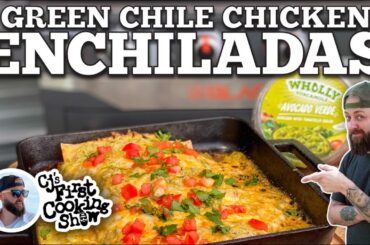 CJ's Green Chile Chicken Enchiladas | Blackstone Griddles