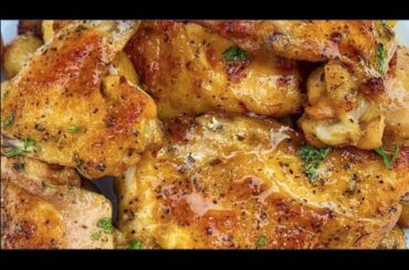 Baked Lemon Pepper Chicken - Easy Baked Chicken Recipe | Let's Eat Cuisine