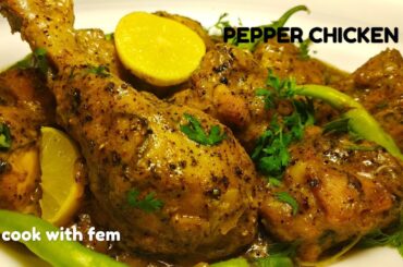 Pepper Chicken - Restaurant Style/Murgh Kalimirch - Best Recipe Ever In Hindi/Urdu With English Subs