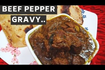 Beef Pepper Gravy||English and Tamil subtitles||Simple &tasty recipe