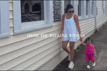 vlog: weekend in my life + farmers market + sourdough discard everything bagels recipe!!