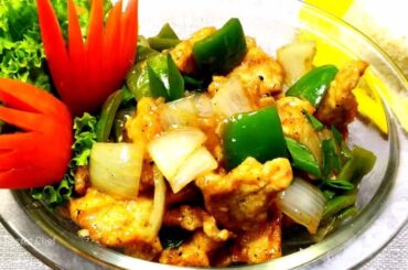 How to Make Black Pepper Chicken _Chinese Black Pepper Chicken_Chicken In Black Pepper Sauce