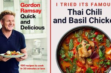 I tried Gordon Ramsay cookbook recipe its Thai Chili and Basil Chicken