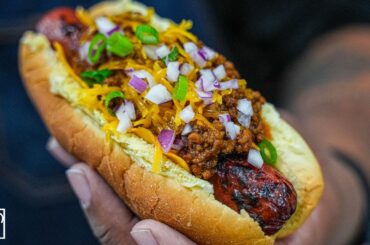 The Secret Ingredient That Makes This Chili Hot Dog Irresistible