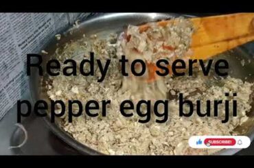 Simple pepper egg burji recipe super tasty egg burji easy way recipes in kannada