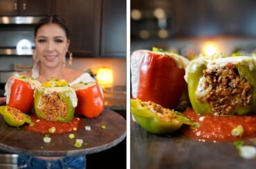 HOW TO MAKE THE BEST MEXICAN STUFFED BELL PEPPERS