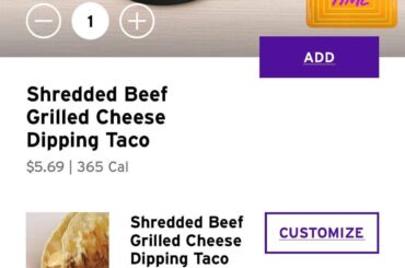 Dipping taco BY ITSELF is more expensive than the ENTIRE chalupa cravings box????????