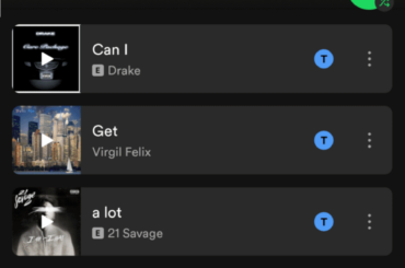 my taco bell order but as a playlist on spotify