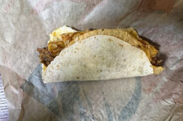 Used a cheesy roll up as a cradle for my broken dipping taco