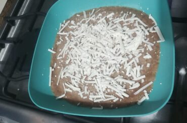 Mi suegra made my breakfast, frijoles con maiz y queso