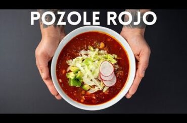 POZOLE ROJO: a super rich MEXICAN STEW you need to try