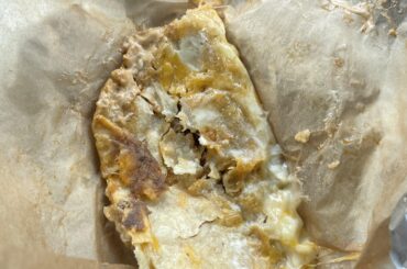 The dipping taco I got was pretty ugly