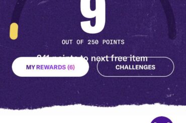 It’s hard to use your rewards when the $5 box is available and these last two burritos are limited time only. They just keep building up.