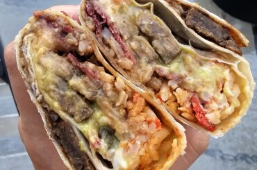 Fiesta Veggie Burrito + Steak GRILLED