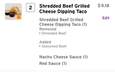 Grilled Cheese Dippers are back but....