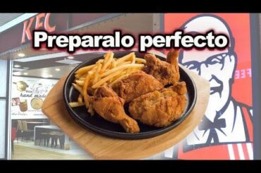 Como preparar pollo estilo KFC