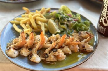 Camarones al mojo de ajo