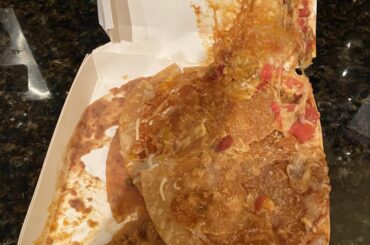 Hard to tell but this is a Mexican pizza