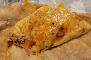 Not too shabby. Looked messier than it actually was. Very cheesy. Shredded beef is really good. I don't know if I would get it again though unless I am feeling sassy.