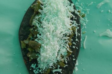 Tlacoyo de habas.