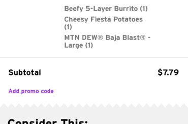 Try my customized order!! (Quesadilla box)