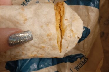 Both of my burritos today had a clean slit made in them near one end, why?