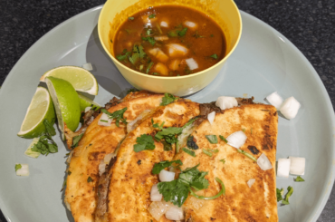 A Brits attempt at quesabirria tacos with broth