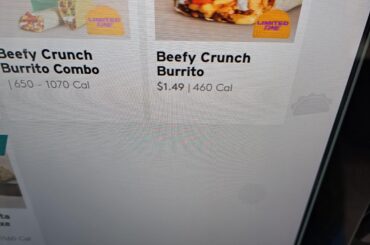 Beefy Crunch Burrito
