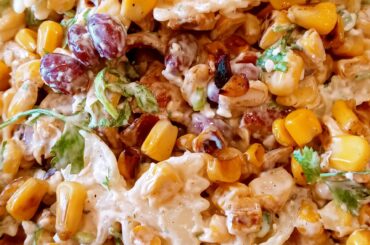 I turned Mexican street corn into pasta salad.