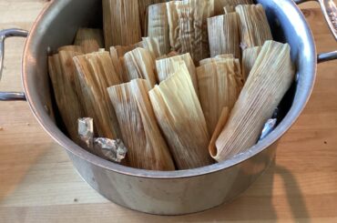 Tamales - Pink Corn from Masienda
