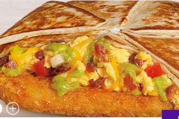 The breakfast California crunch wrap is probably the best tasting thing I have ever had from Taco Bell