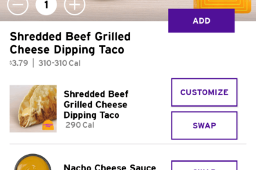 almost 4 dollars for a soft taco with cheese on the outside????????