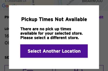 wtf is this. Why can't I just go get my food when I want?