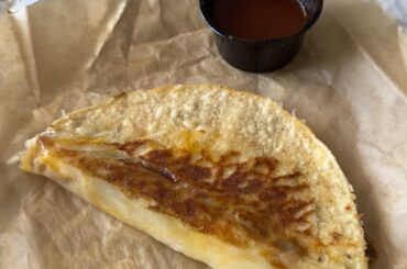 My dipping taco came out looking great!