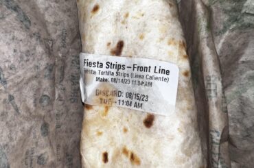 Opened the burrito and surprise?