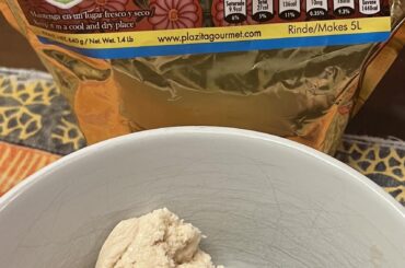 Homemade tejate ice cream