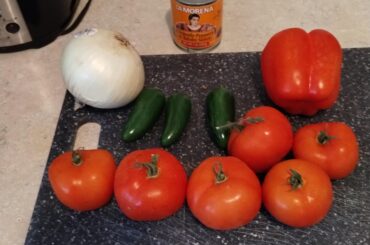 Turned out fantastic! Everything but the onion and chipotle, obviously, was homegrown.