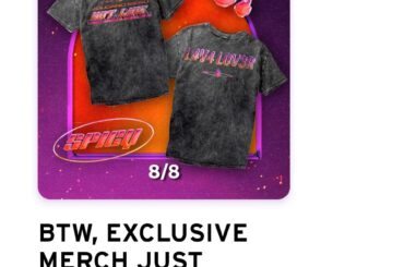 Merch drop, I didn't get it... did you?