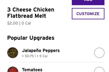 Chicken flatbread?! Somebody pinch me!